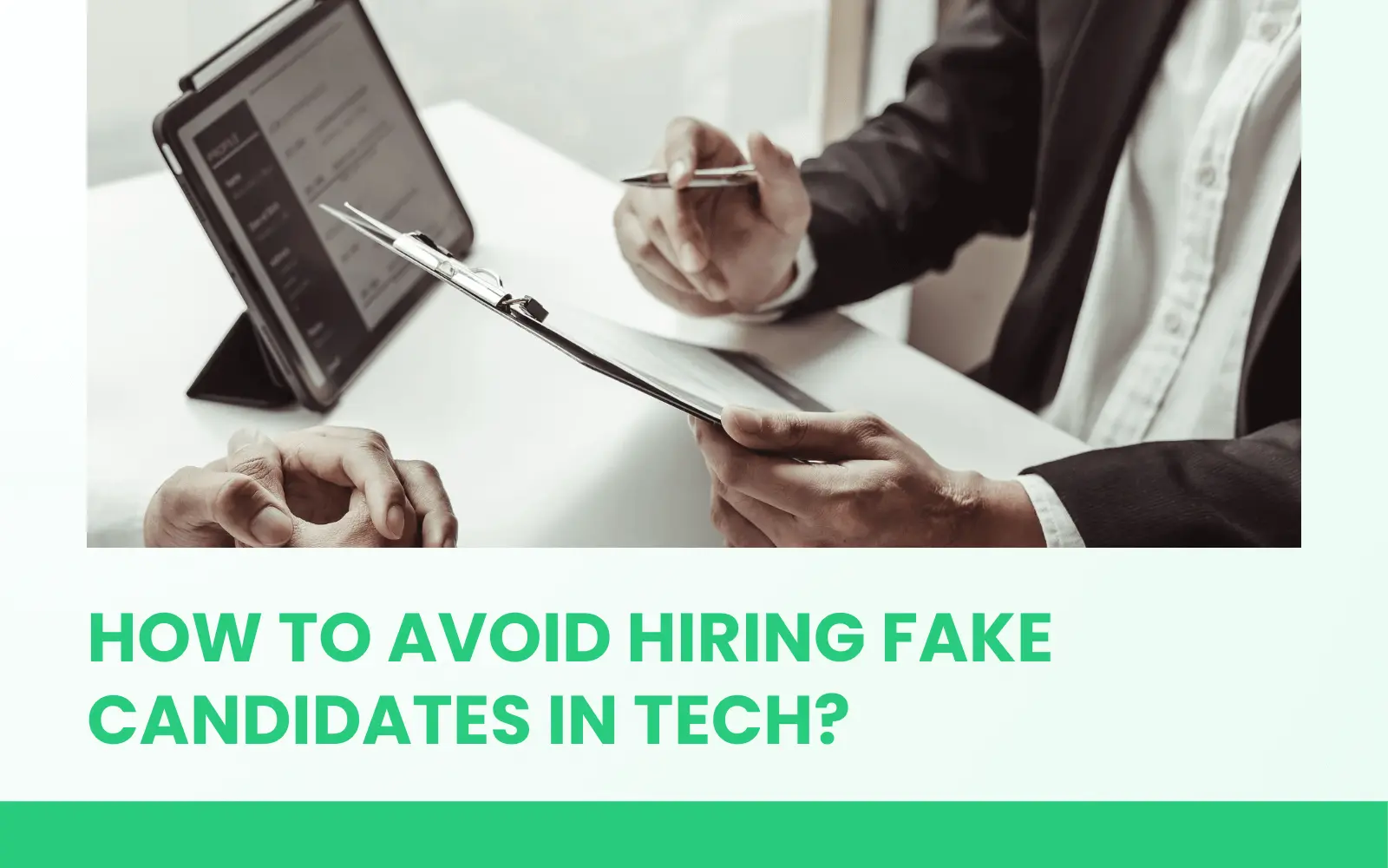 Avoid Hiring Fake Candidates